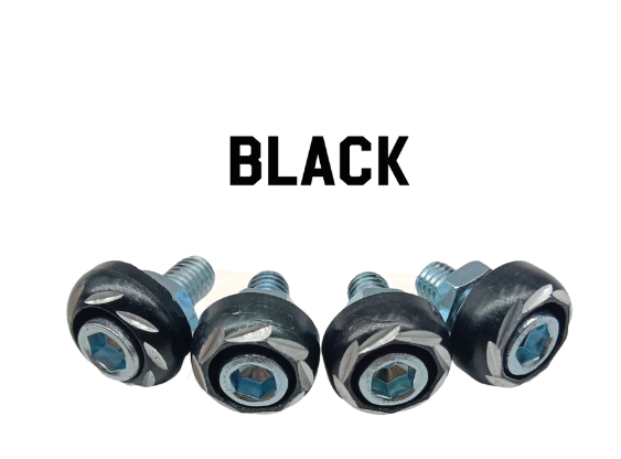 alloy 'BLACK' Washer ALLEN BOLT HEX nut '6mm'